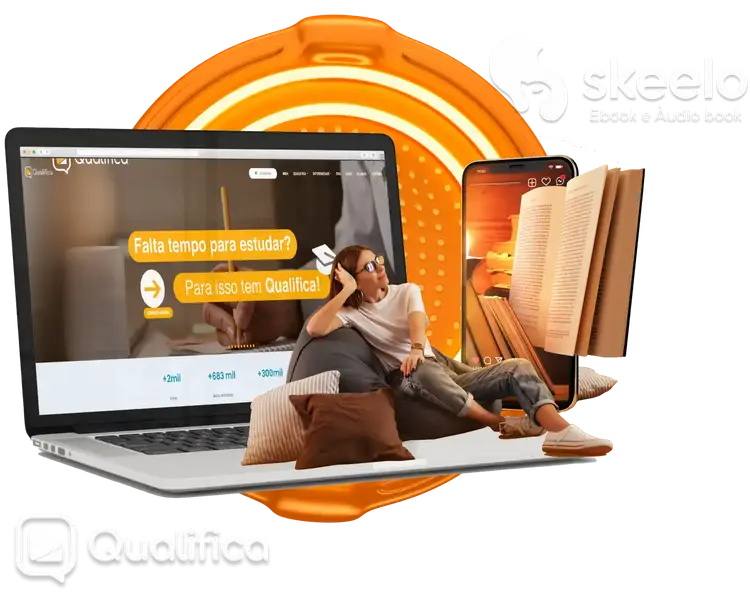 Estudante com acesso a plataformas educacionais